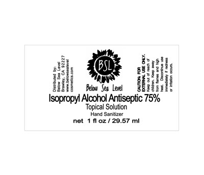 29.57 mL Front Label (Hand Sanitizer 1 Ounce)
